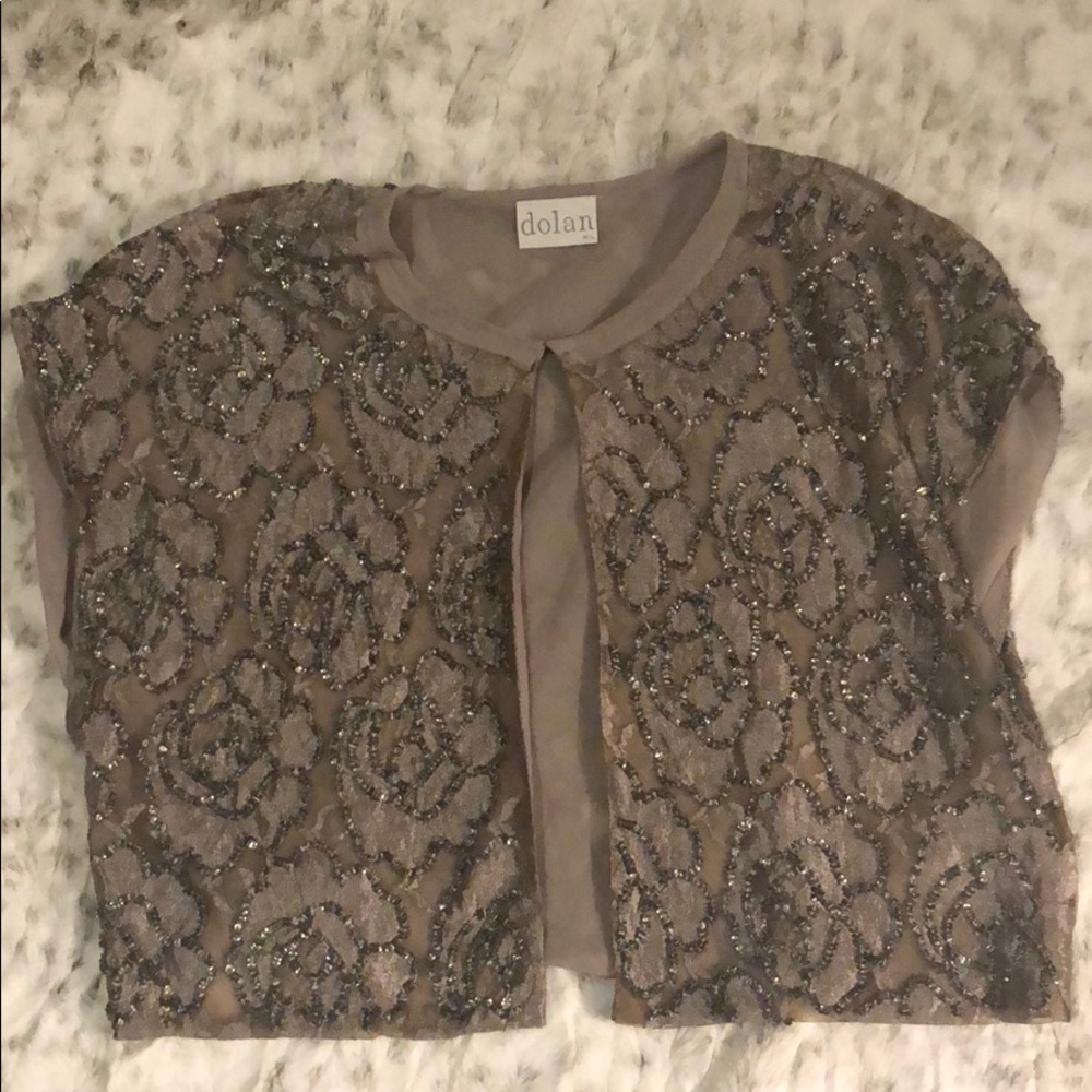 Embellished shrug
